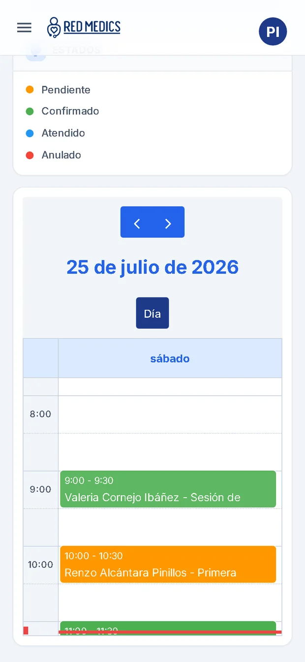 RedMedics para psicólogos desde el celular